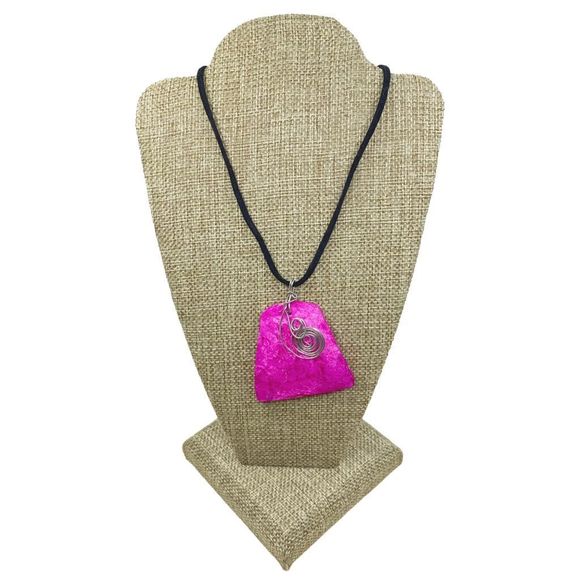 Vintage 90’s Geometric Pendant Necklace - Picture 2 of 4